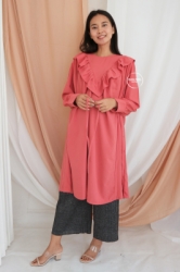 MAMA HAMIL Dress Olin Tunic Baju Hamil Menyusui Katun Kaos Adem Nyaman Murah Modis Elegant Simple Outfit   DRO 1015 22  large